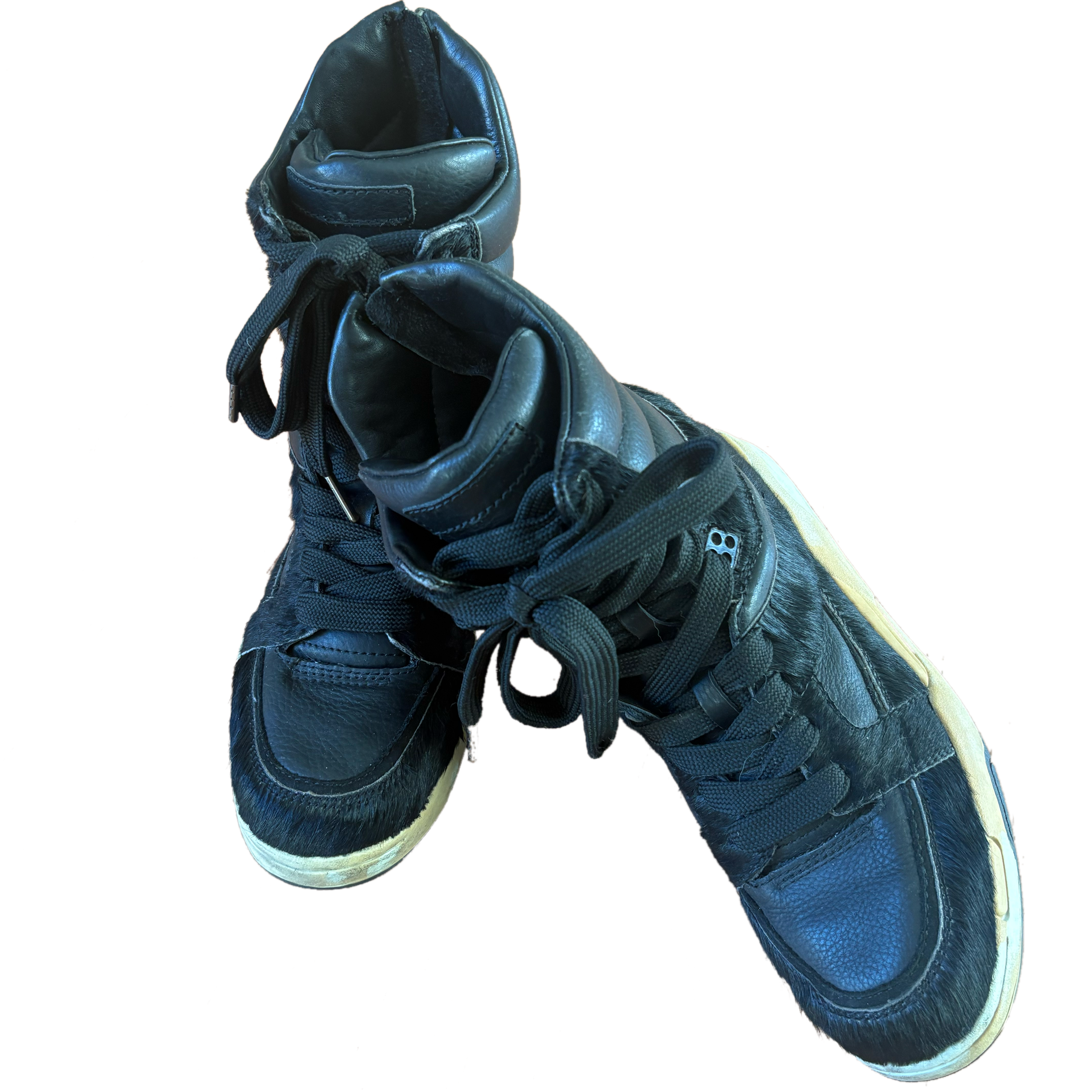 Diet Butcher Slim Skin Black Pony Mega-High Sneaker