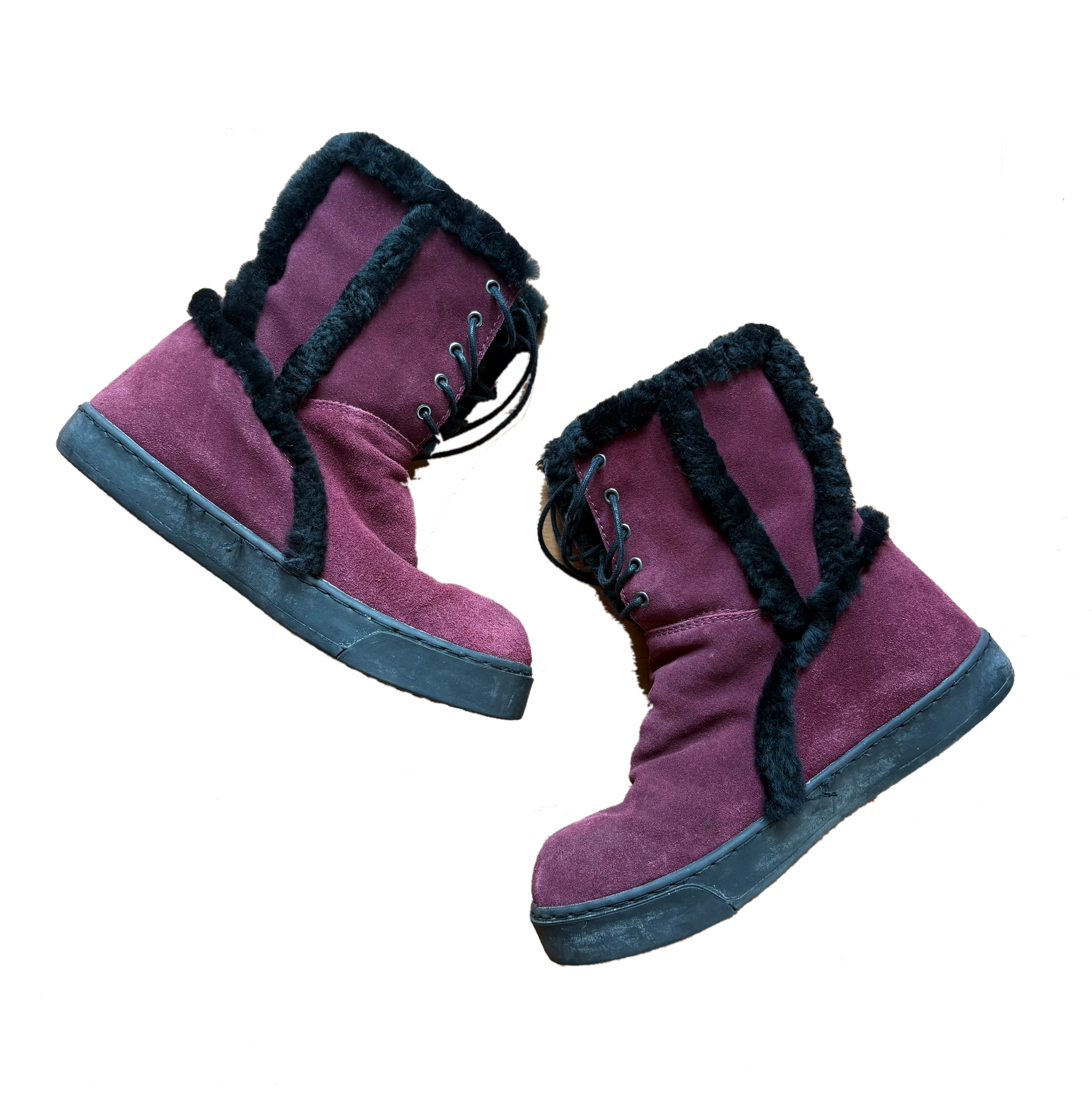 Diet Butcher Slim Skin Runway Red Mouton Boot