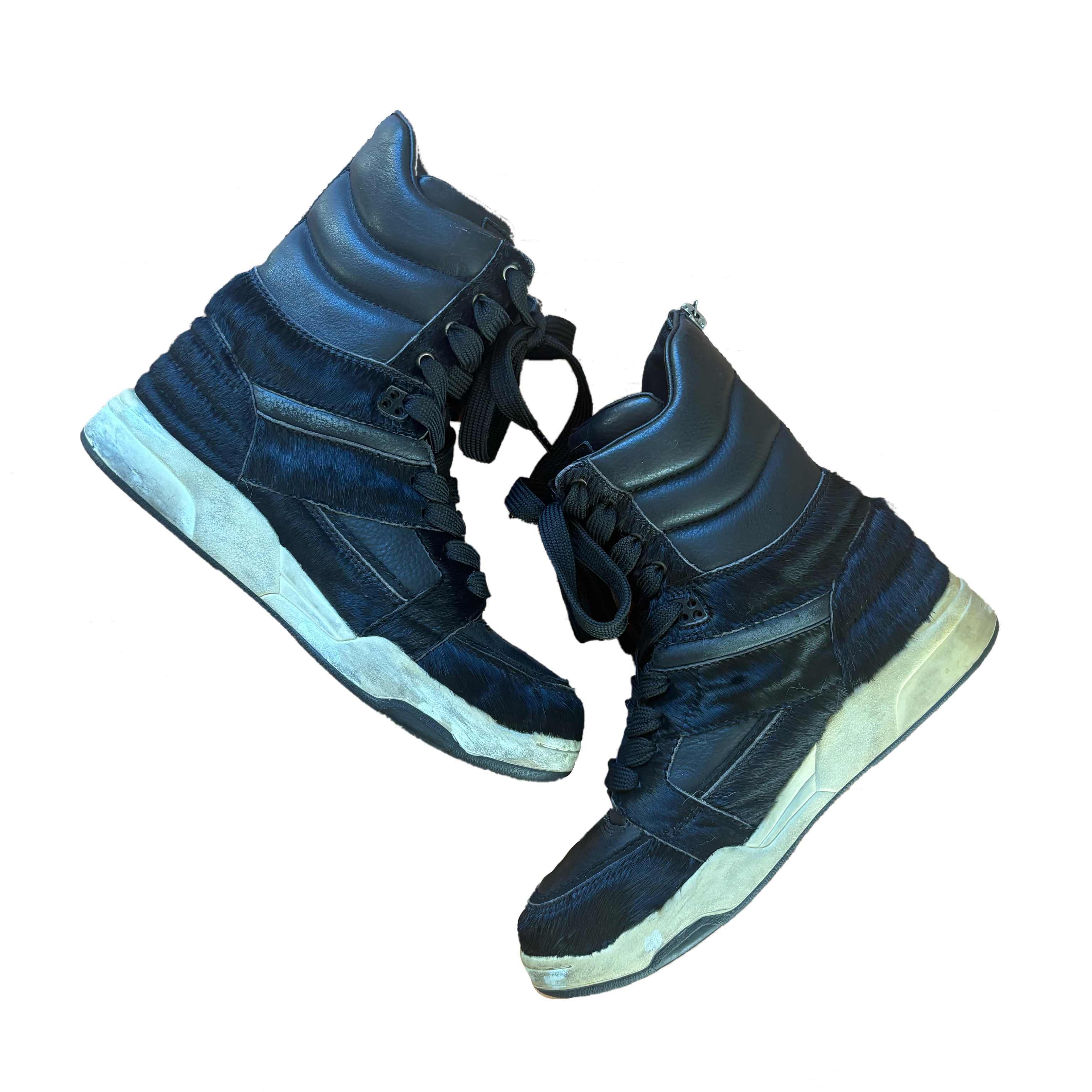 Diet Butcher Slim Skin Black Pony Mega-High Sneaker